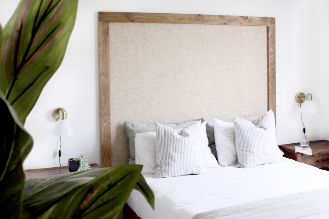 Easy DIY Cane Inspired Headboard Harlow & Thistle