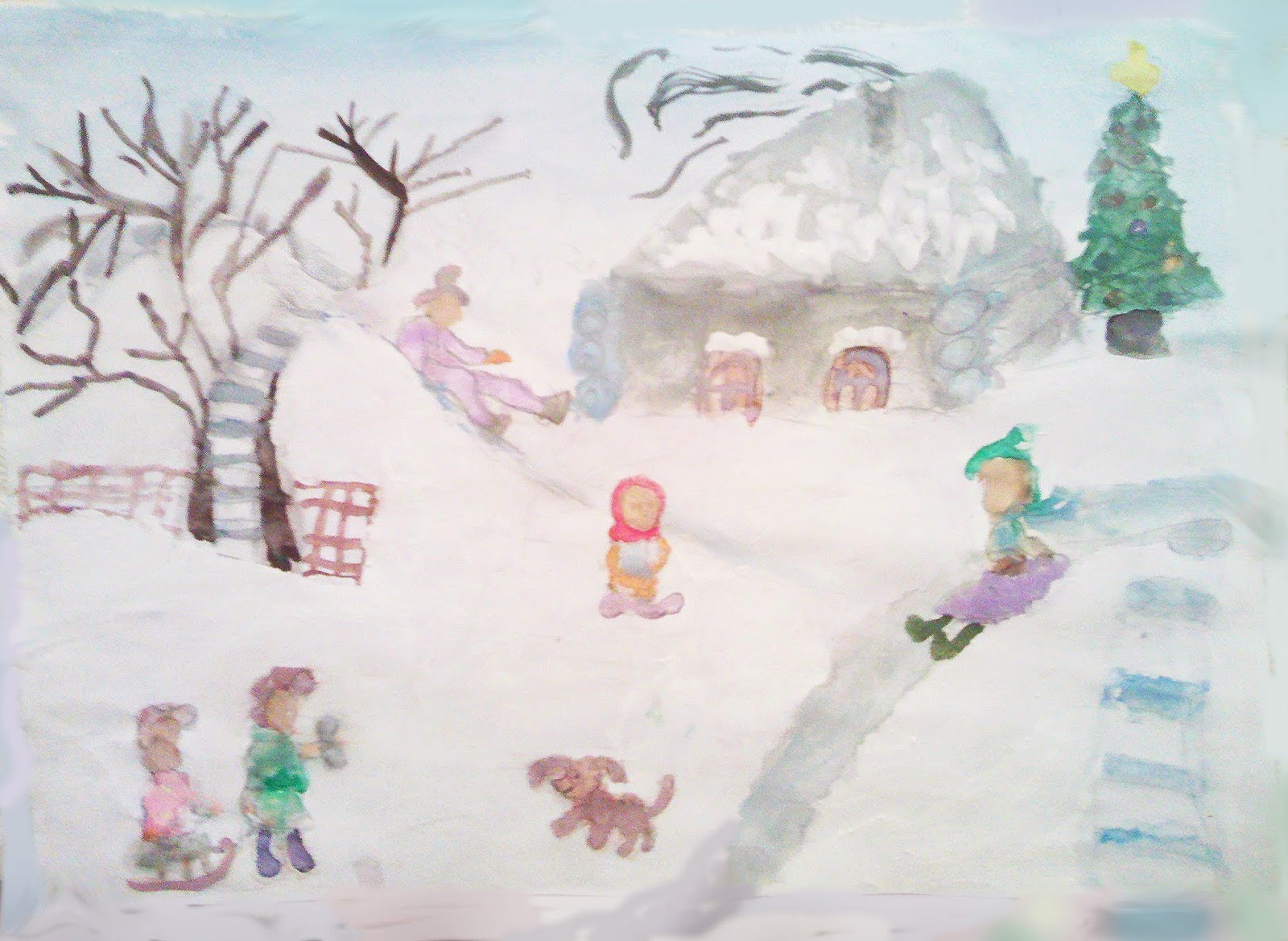 зимние игры рисунок. рисунок на тему зимние каникулы. зимние каникулы рисунок. нарисовать как я провел зимние каникулы. рисунок на тему зимние каникулы.