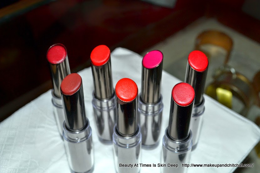 Lakme Absolute Sculpt Studio Hidefinition Matte Lipsticks Swatches of