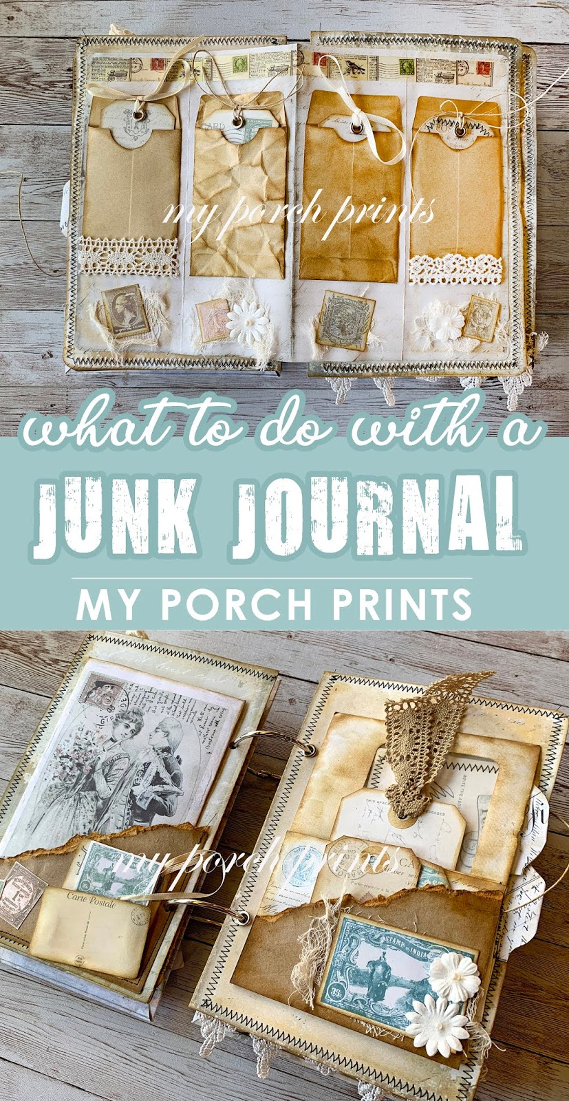 My Porch Prints: What To Do With A Junk Journal