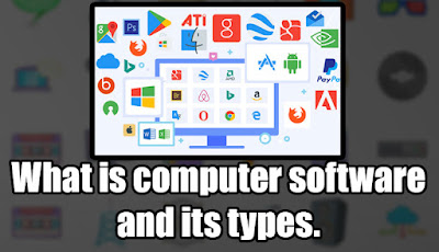 What is computer software and its types.