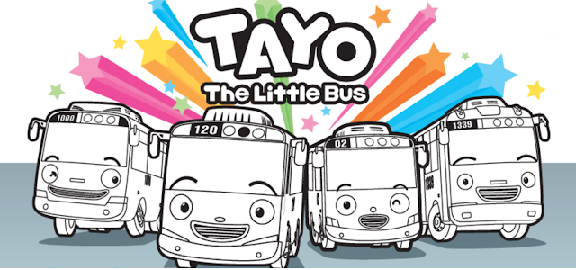 Mewarnai Bus Tayo Related Keywords Suggestions Mewarnai Bus Tayo