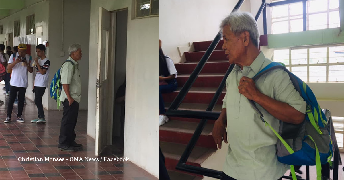 Old Man Goes Viral for Going Back to School at Age 75