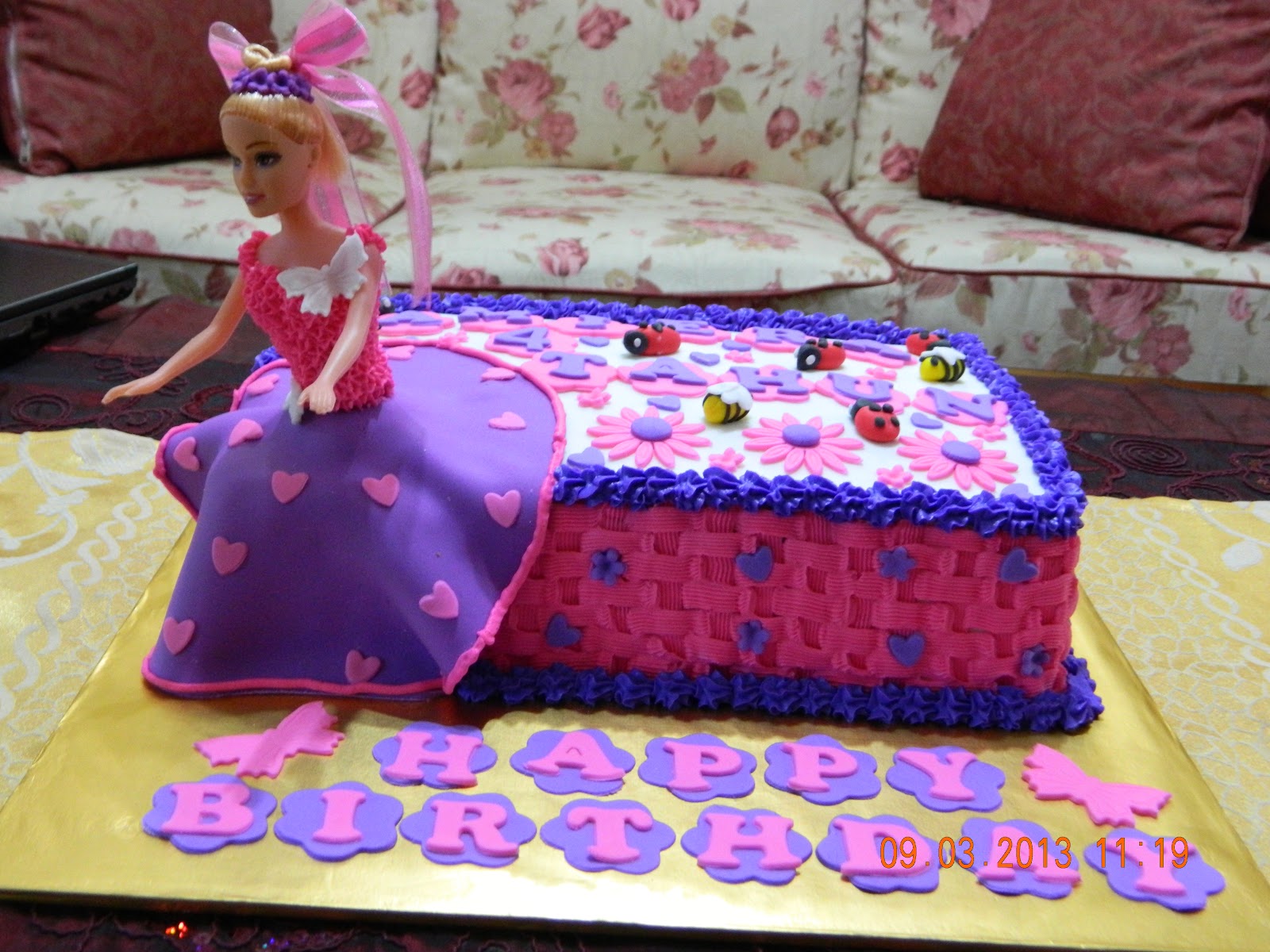 Mybabydeco: Cake Barbie Doll Square