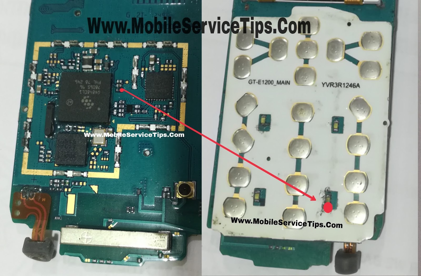Samsung E10m Keypad Light Solution Mobileservicetips Com
