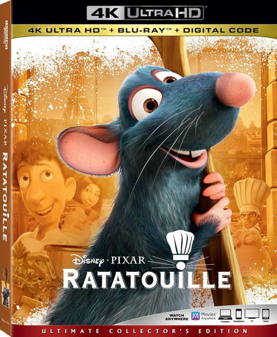 Ratatouille (2007) 2160p HDR BDRip Dual Latino-Inglés [Subt. Esp] (Animación. Comedia)