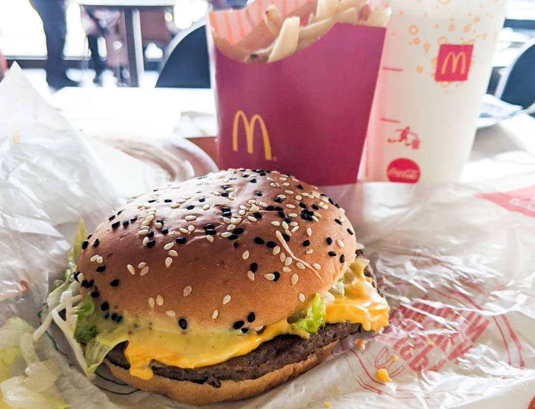 Jom La Cuba Menu McD Baru Ni, Burger Daging Honey Mustard