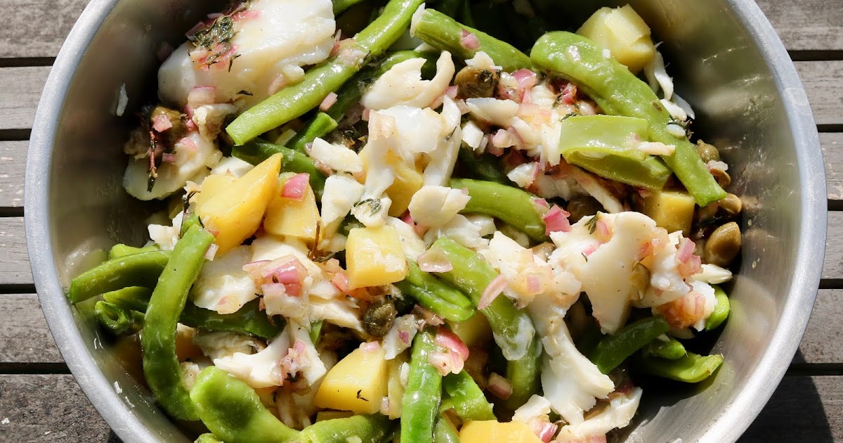 Kabeljau Bohnen Salat