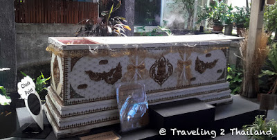 A test coffin at Death Station in Bangkok, Thailand