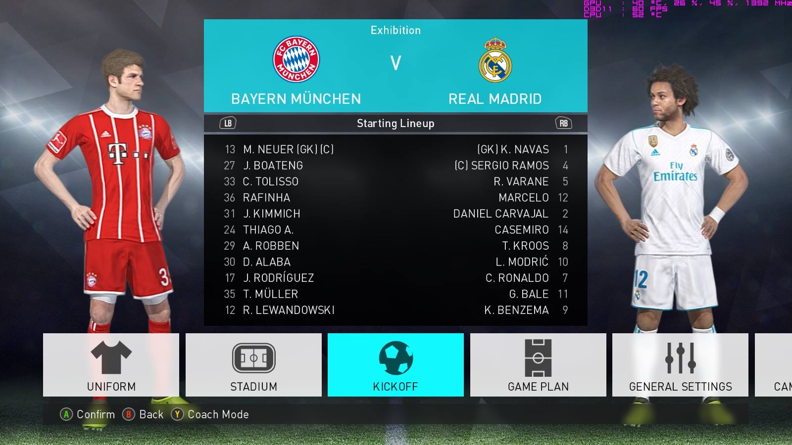 Nama Klub Bayern Munchen Di Pes 2017 Bayern Munich 17 18