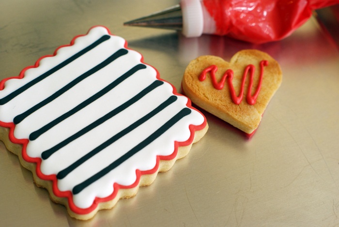 how to make double-decker decorated cookies