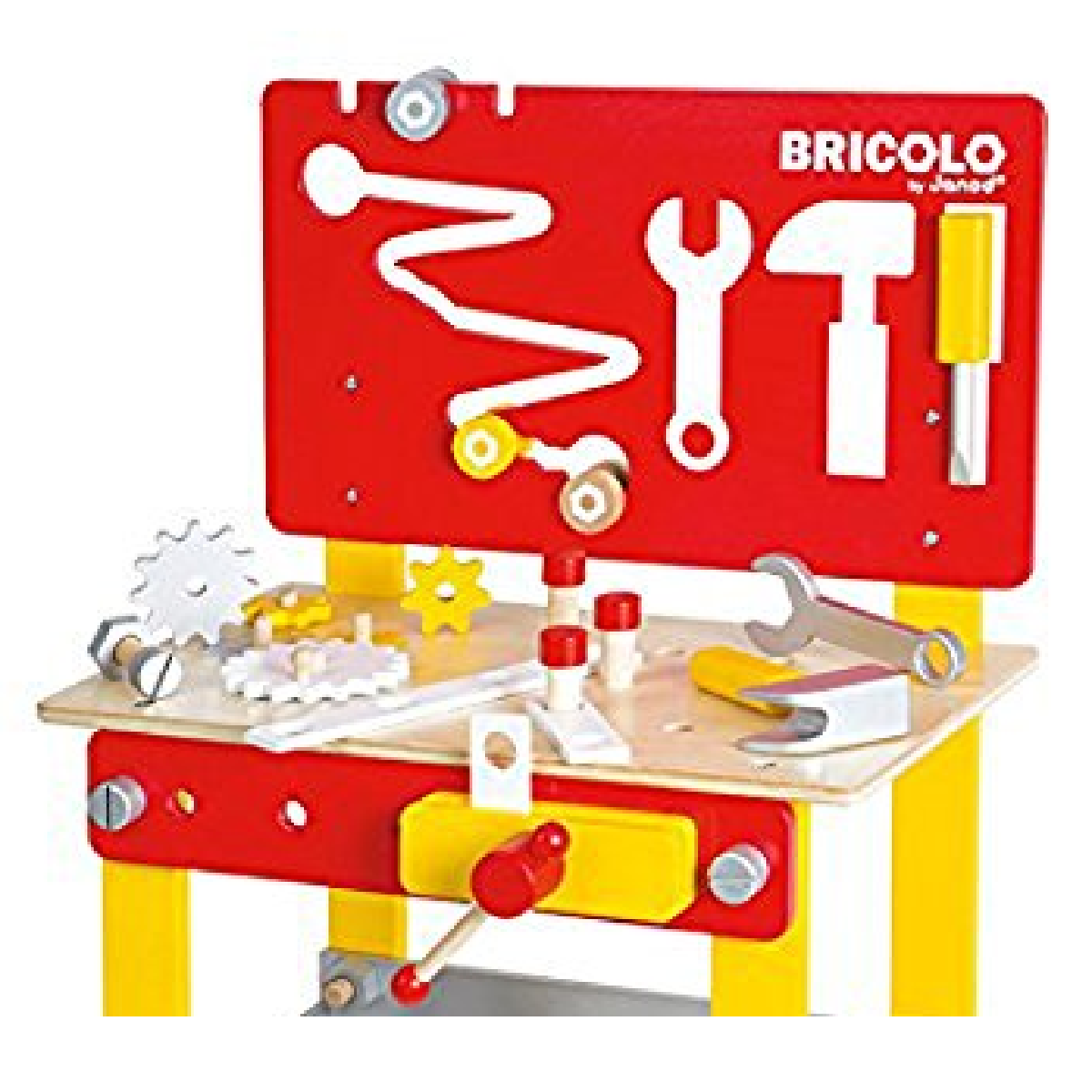 Cadeaux 2 Ouf : id?�es de cadeaux insolites et originaux !: Jouet en bois Janod : l�???�tabli Bricolo