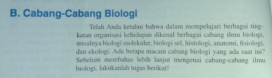 Cabang ilmu biologi yang mempelajari tentang pengelompokan makhluk hidup adalah