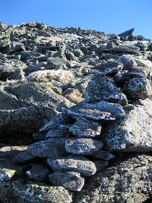 Hiking in the White Mountains: Cold Morning on the Caps Ridge Trail