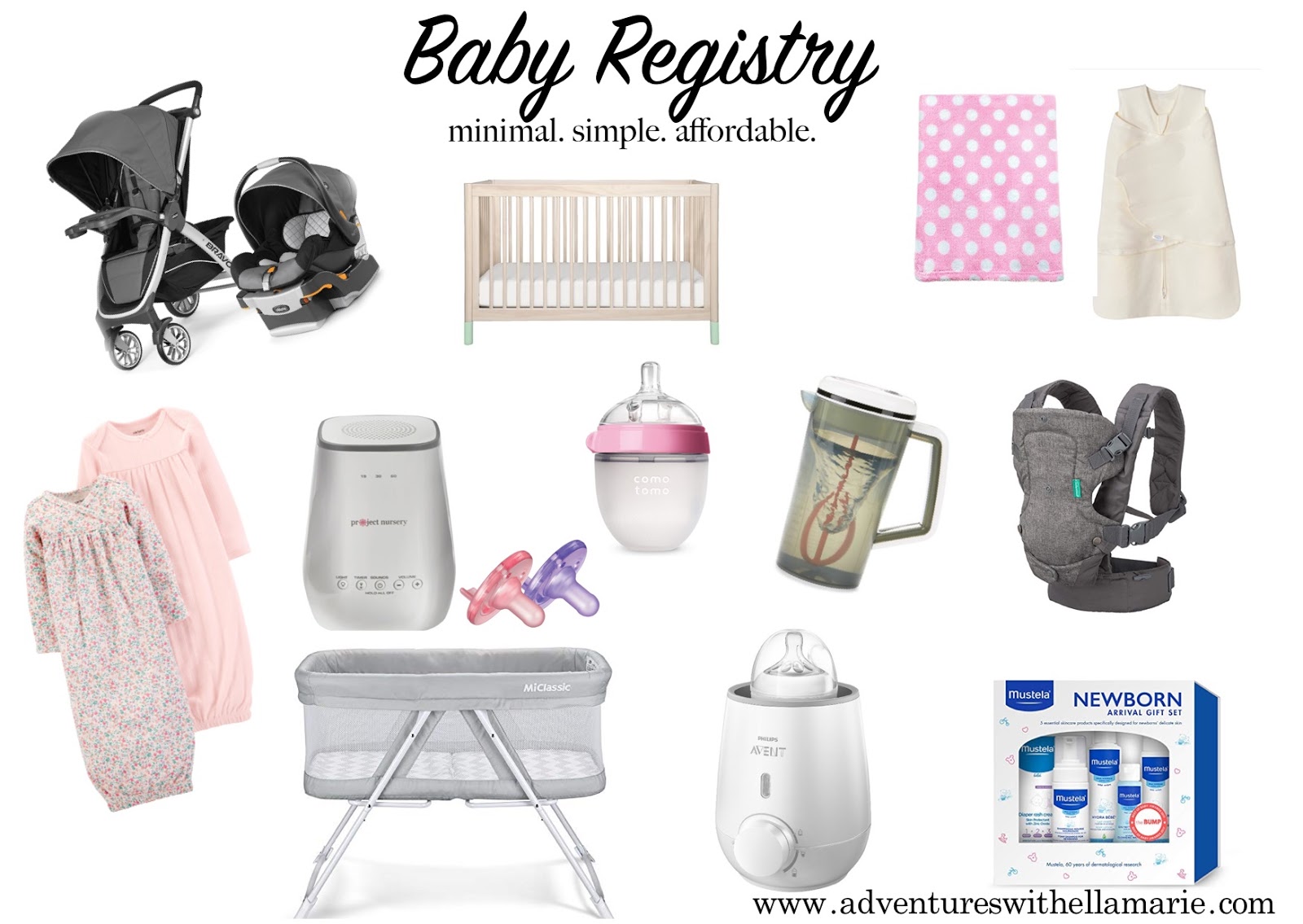 Simple Baby Registry Ideas - In My Girl's World