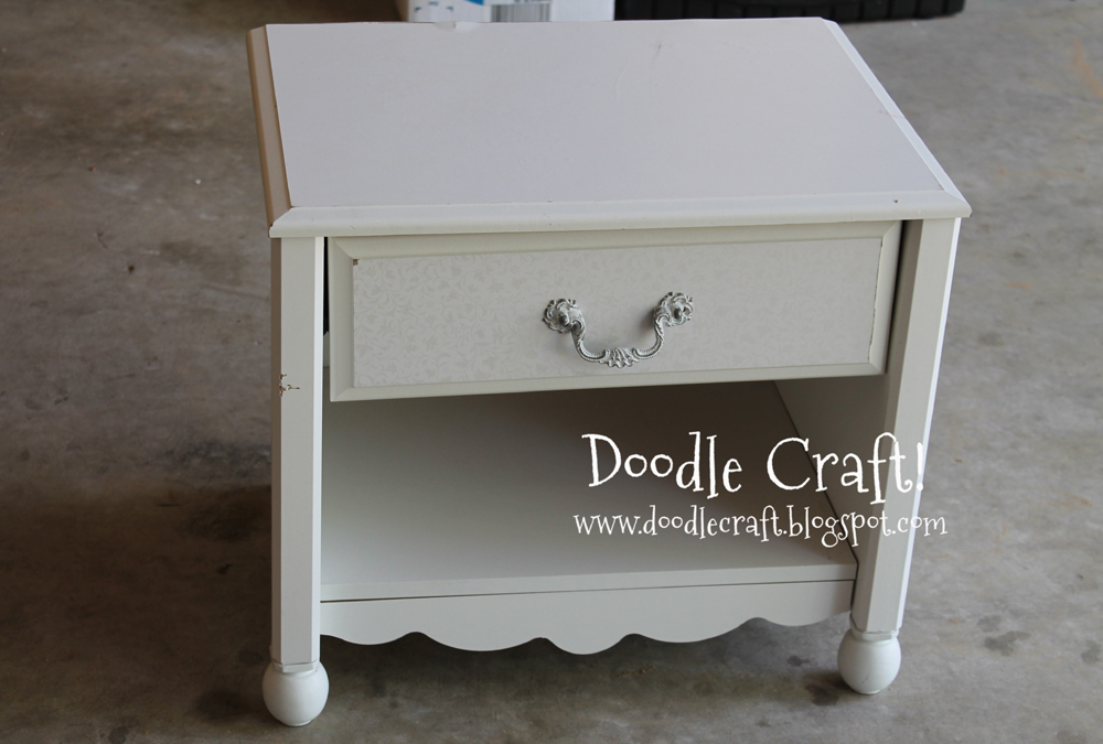 Short Scalloped Nightstand REDO!