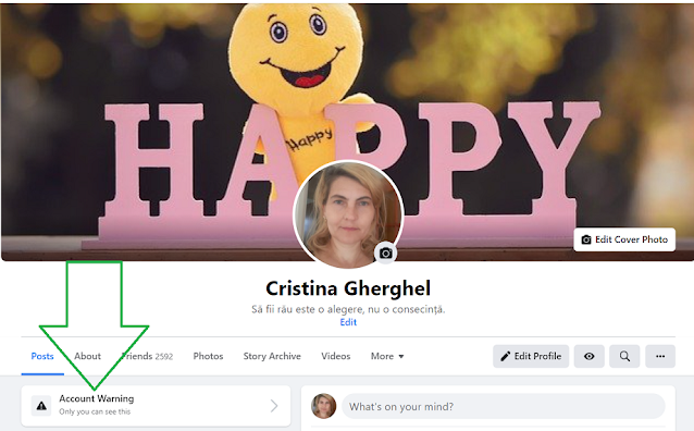 Cristina Gherghel-Facebook-Profile