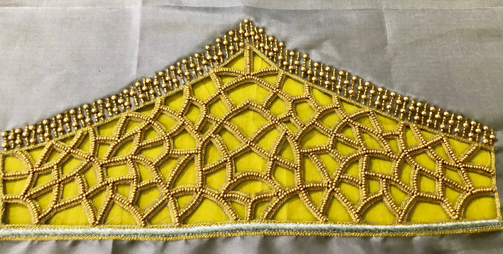 Easy cut work embroidery