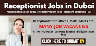 Front Desk Receptionist Recruitment in Dubai