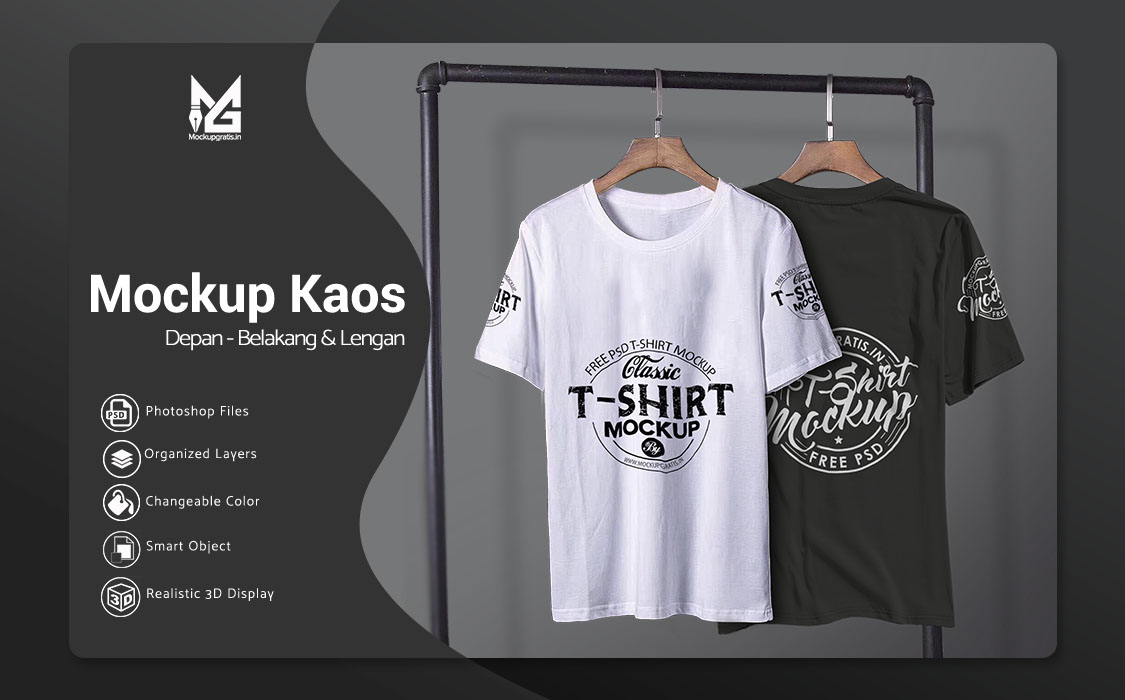 mockup kaos