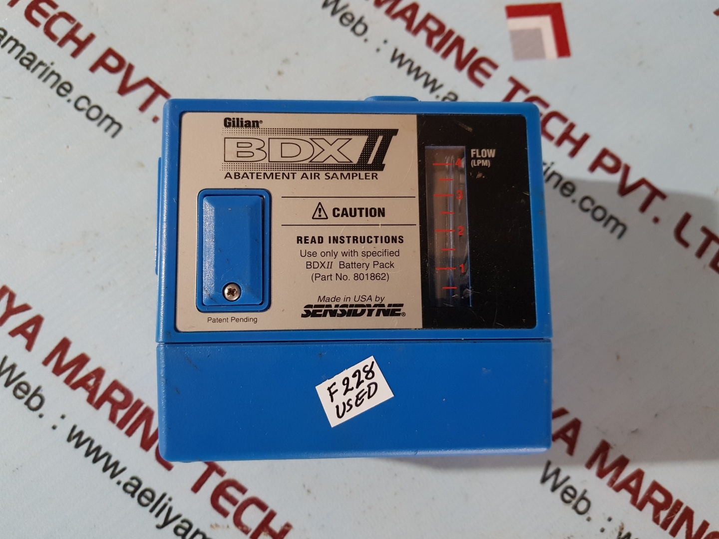 SENSIDYNE GILIAN BDX II 801862 ABATEMENT AIR SAMPLER PUMP Aeliya Marine