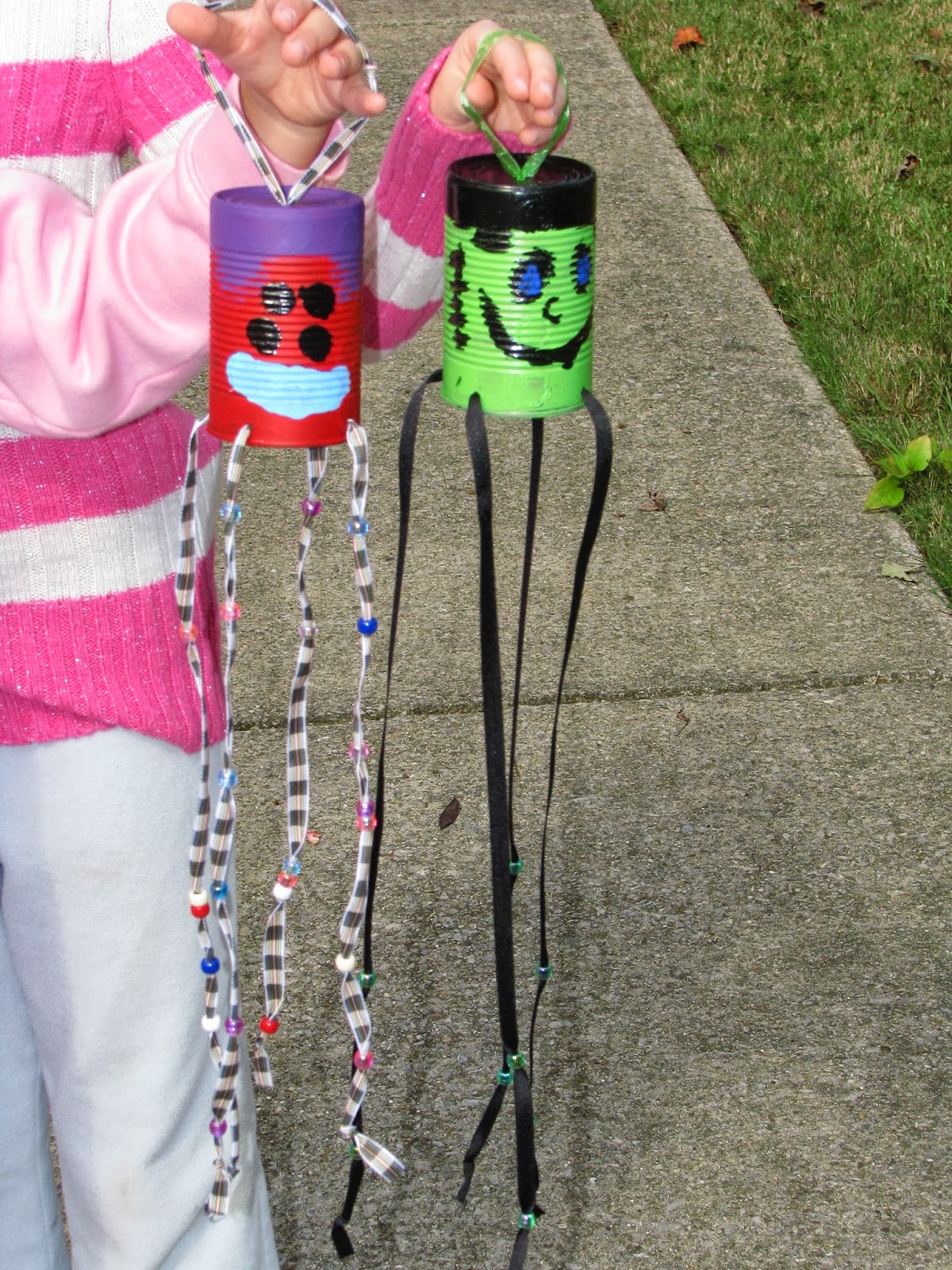 JeNNspeak Recycled Aluminum Can Halloween Wind Socks