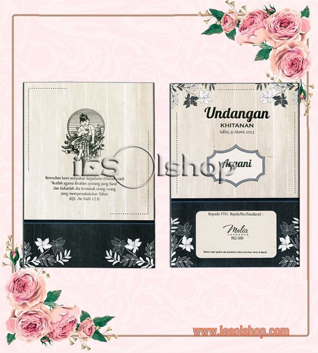 Cetak Undangan Nikah Murah Maliq 50 Toko Online Cetak