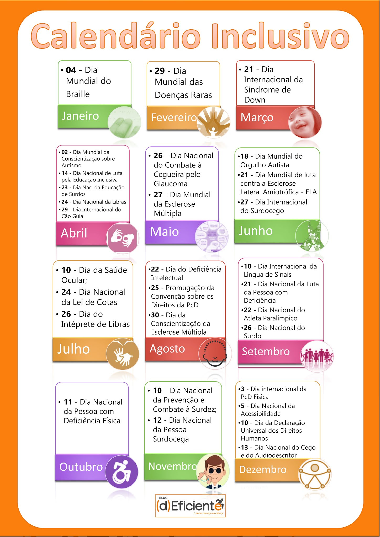 (D)Eficiente Calendário Inclusivo Blog (D)Eficiente
