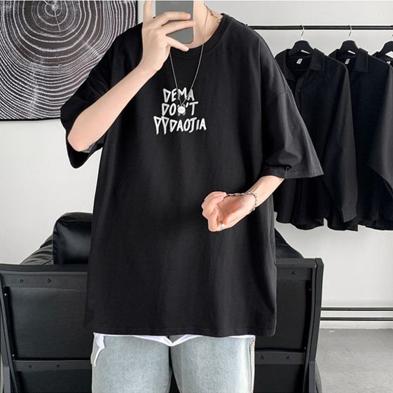 ÁO PHÔNG TAY LỠ MÈO DEMM