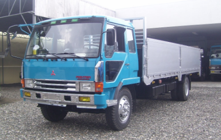 Dump Truck Isuzu-biru