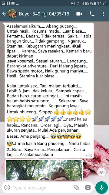 Testimoni Madu Pu Cheng jakarta