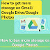 How to buy more storage on google photos | Get more space in gmail unlimited