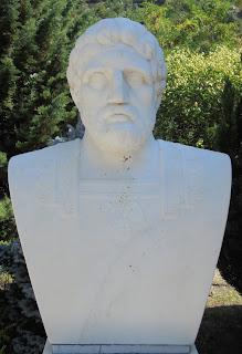 προτομή του Φίλιππου Β΄ στο Μουσείο Μακεδονικού Αγώνα του Μπούρινου