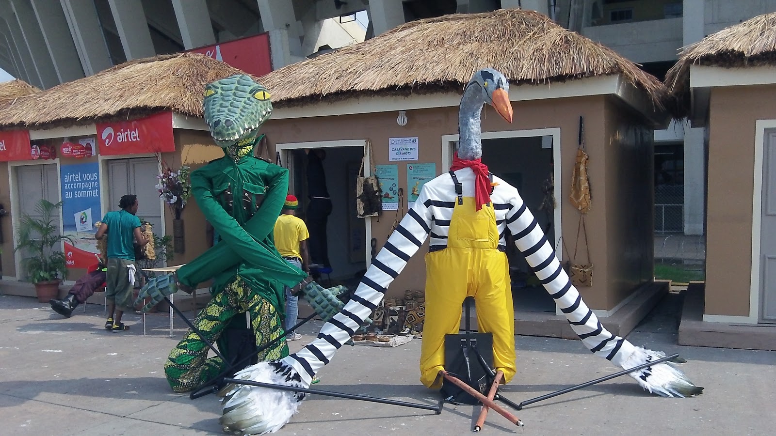 L'Homme Bancal Géantes Spectacle "Les Fleuves"