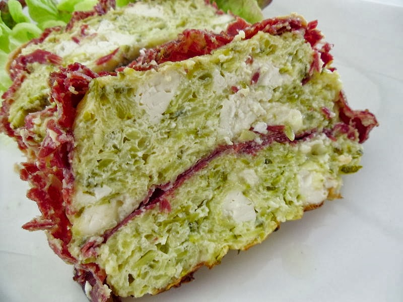 Gourmande ou passionnée... Terrine de courgette, fromage de chèvre et