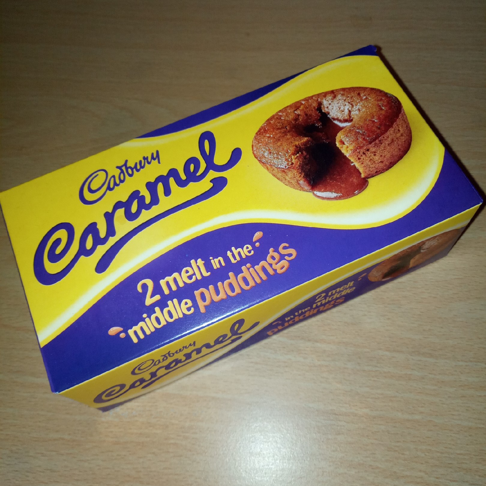 Supersupergirl's Food Reviews Cadbury melt in the middle caramel puddings