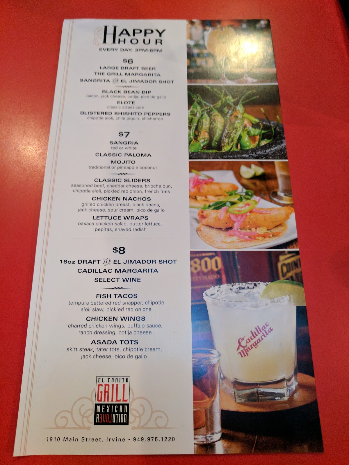 Happy Hour in El Torito, Irvine, California