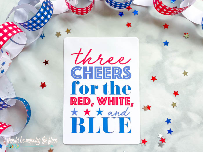 Three cheers for the red, white and goo