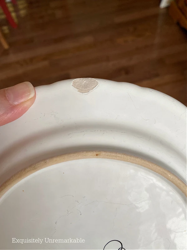 Chipped Plate