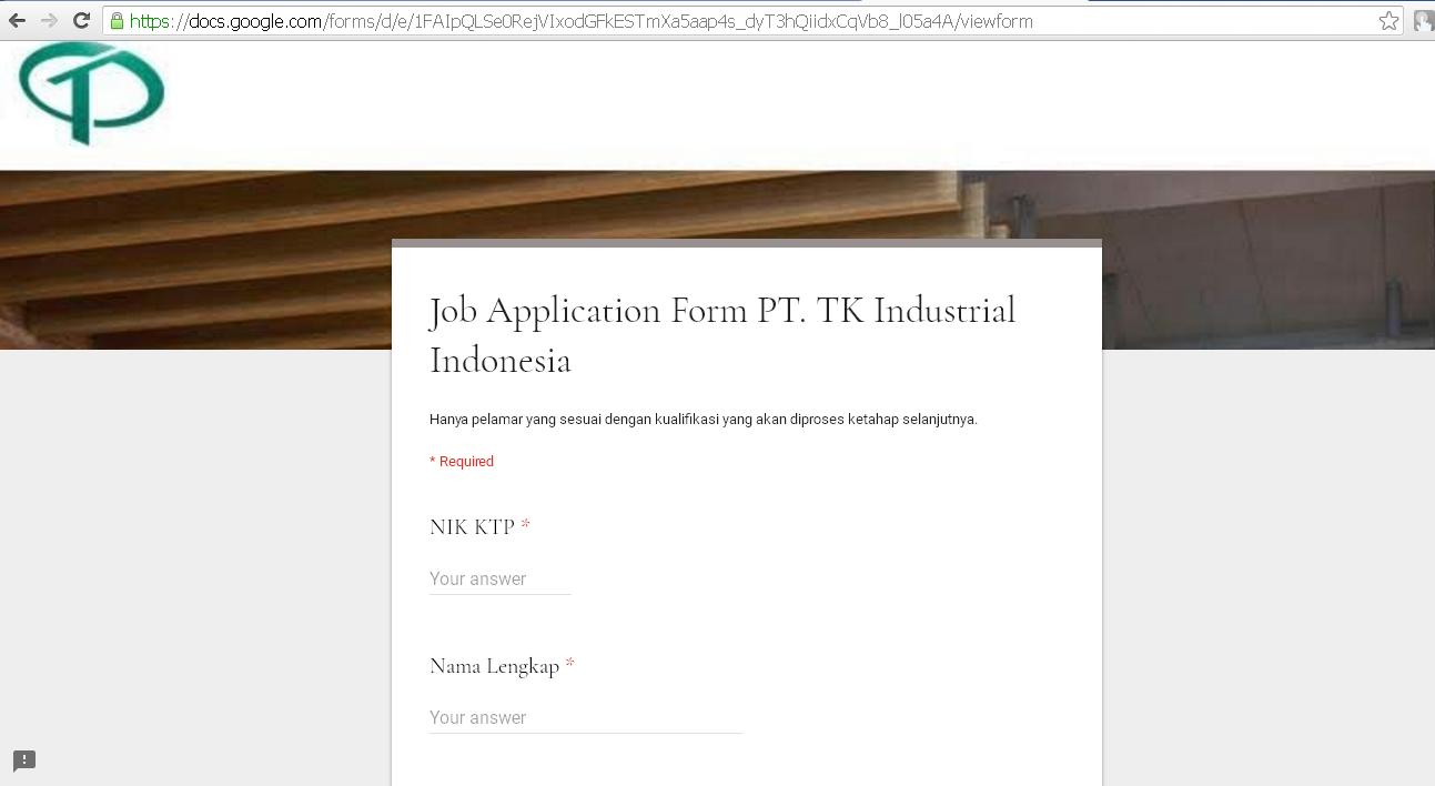 Daftar Online Pt Taekwang Kunci Jawaban
