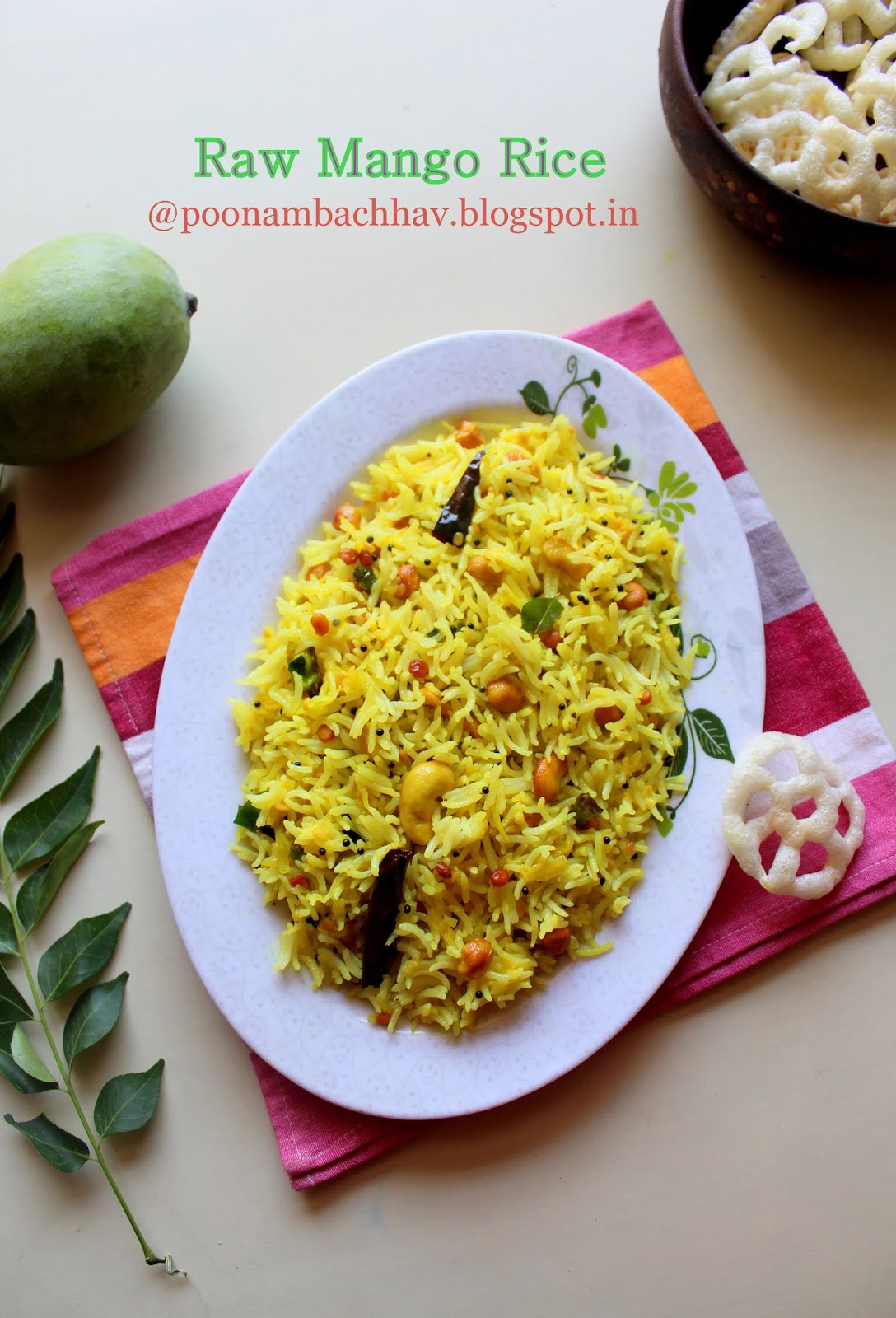 Annapurna Raw Mango Rice Recipe
