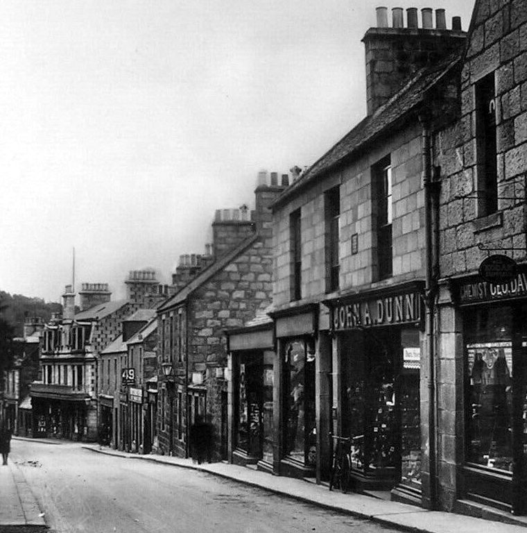 Tour Scotland Old Photograph Duke Street Huntly Scotland