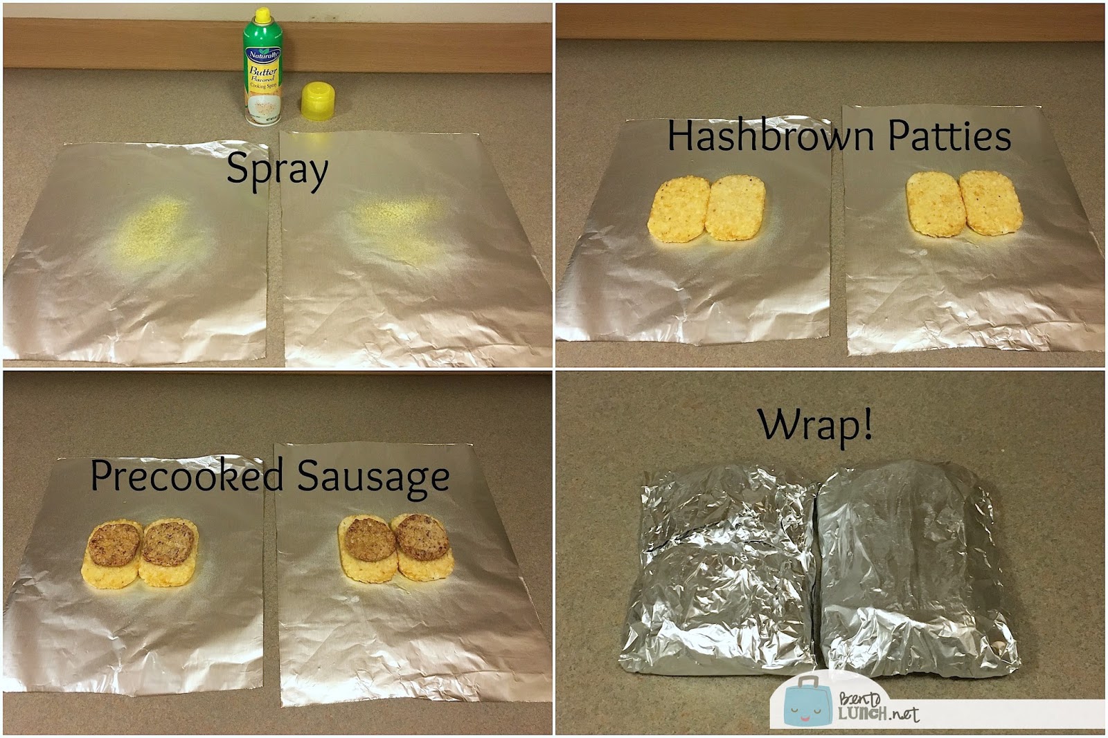 Camping Foil Packs Breakfast & Dinner