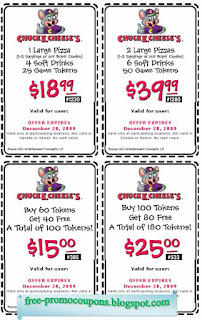 Free Printable Chuck E Cheese Coupons Free Printable Chuck E Cheese Coupons