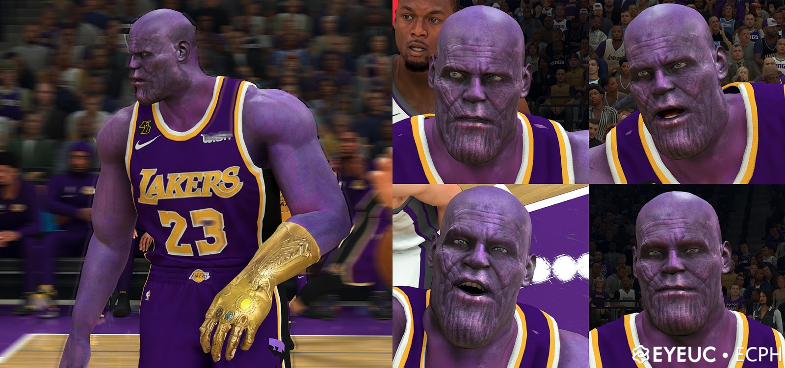 Thanos Cyberface and Body Model By ECPH FOR 2K20.