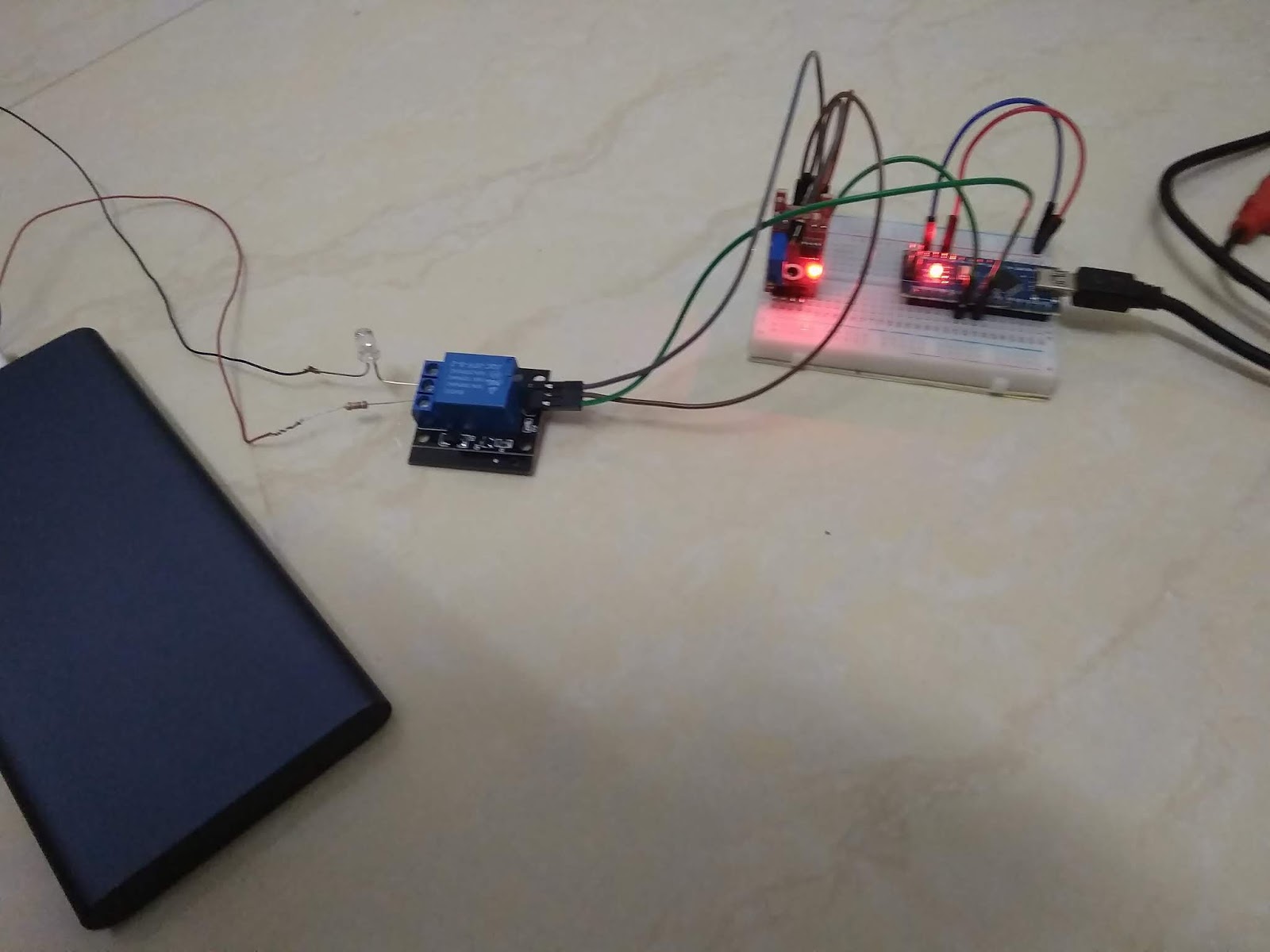 18. Prototype Touch activated Light bulb