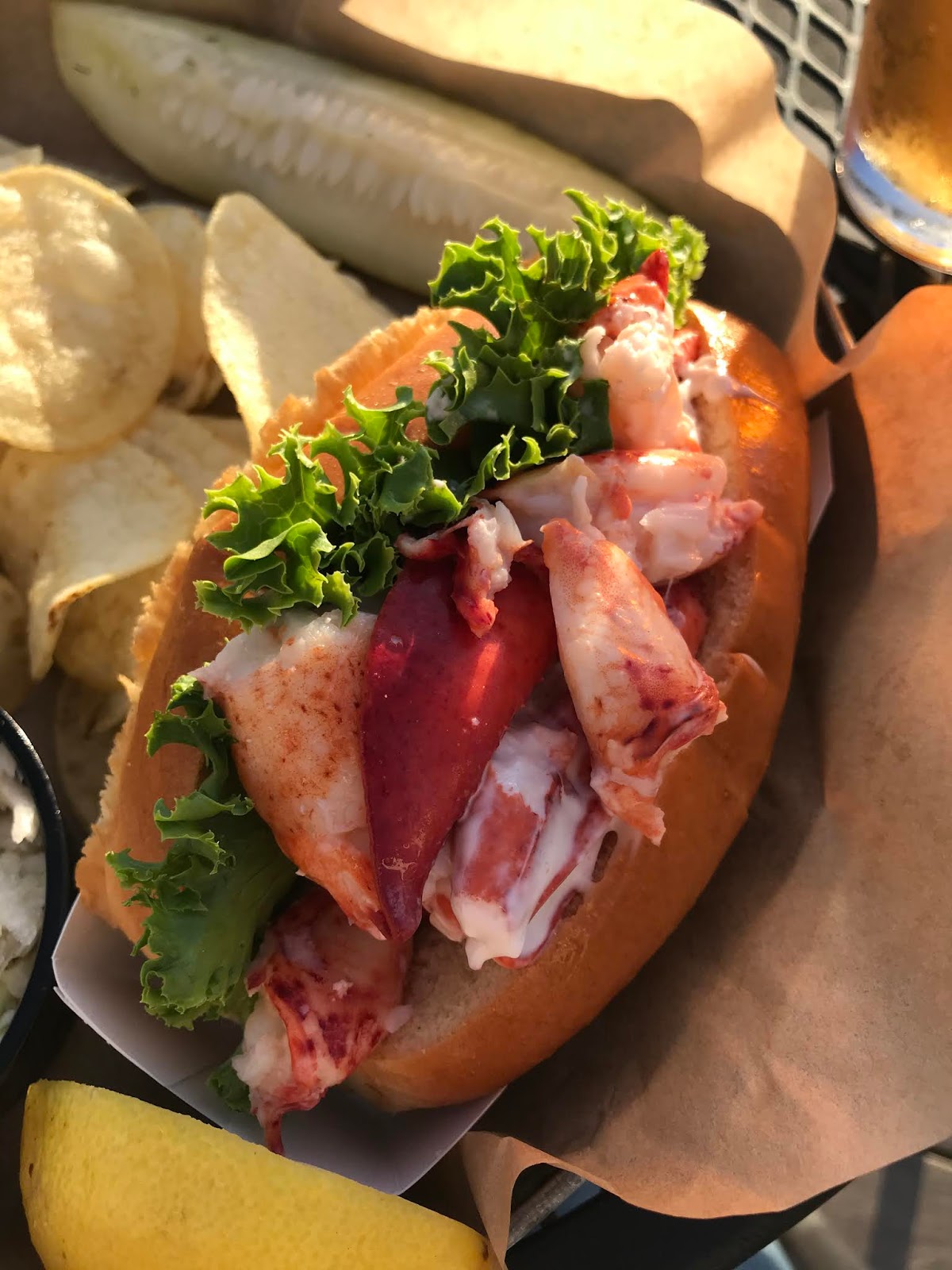 As The Lobster Rolls Bailey Island Lobster Roll Cook's Lobster & Ale House