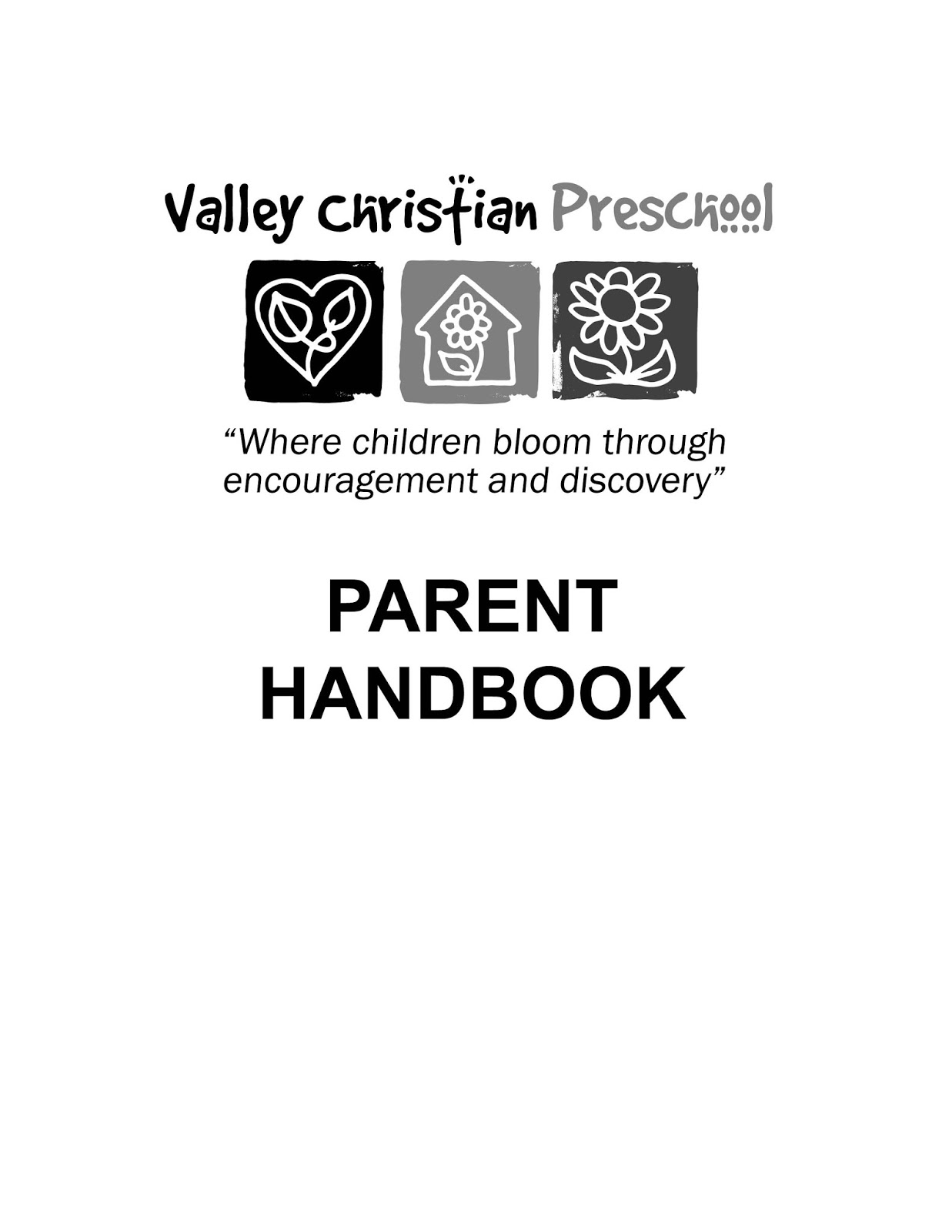 Valley Christian Preschool Parent Handbook