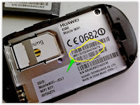 IMEI number - under battery