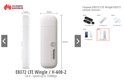 Huawei E8372 LTE Wingle Modem 4G Bisa WIFI